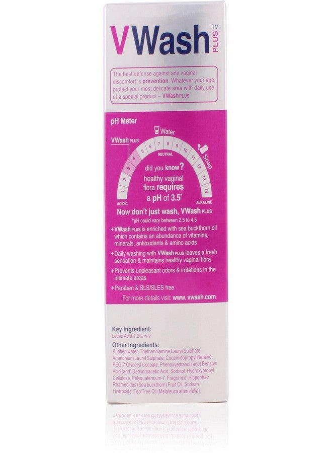 VWash V Wash Plus Expert Intimate Hygiene Liquid Wash - 100ml Bottle - Image 2